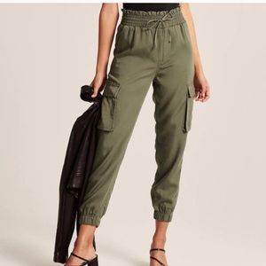 Olive Abercrombie Joggers